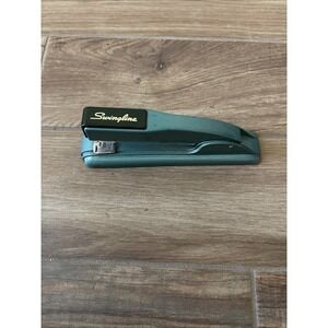 Vintage Swingline 27 Stapler Teal Green Art Deco Working